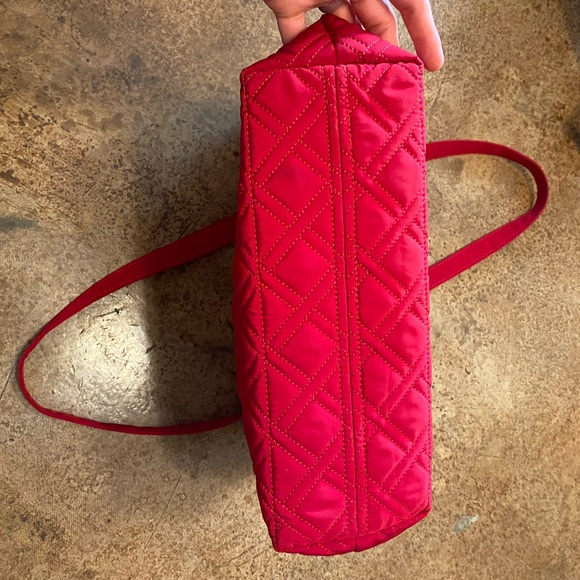 Sold- Vera Bradley “Vera” Fire Red Tote Bag - Picture 8 of 11